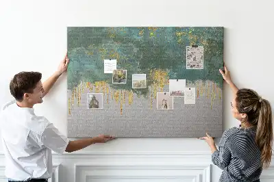 Panou din plută cu design elegant pe pânză