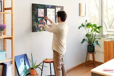 Panou din plută cu ramă naturală