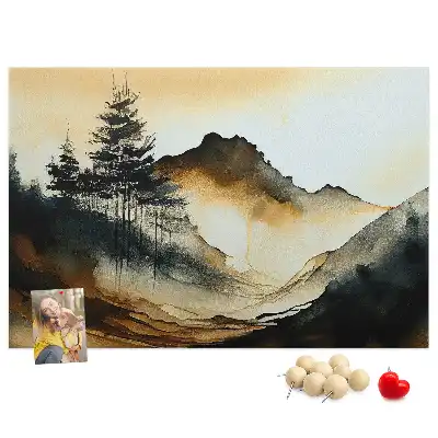 Tabla de pluta Panoramă a naturii abstractă
