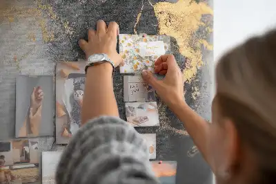 Suport din plută cu model artă marmură