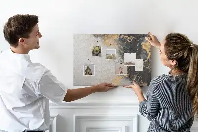 Suport din plută cu model artă marmură