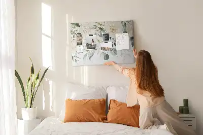 Panou de plută cu model floral