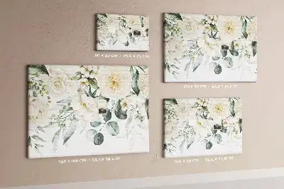 Panou de plută cu model floral
