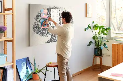 Tablou din plută Copac singuratic maiestuos
