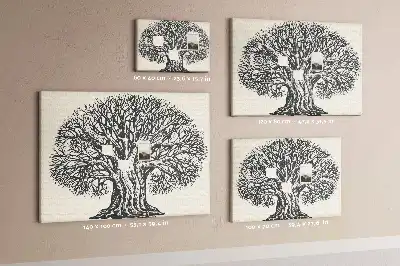 Tablou din plută Copac singuratic maiestuos