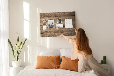 Panou din plută cu model de scânduri de lemn rustice