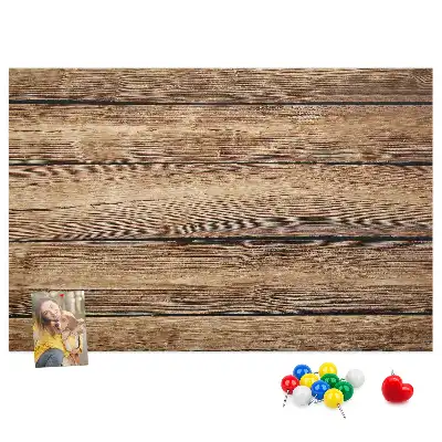 Panou din plută cu model de scânduri de lemn rustice