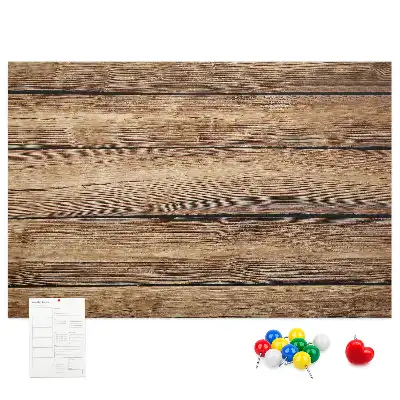 Panou din plută cu model de scânduri de lemn rustice