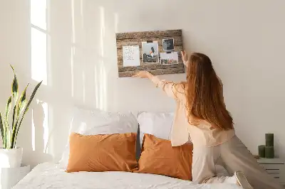 Panou din plută cu model de scânduri de lemn rustice