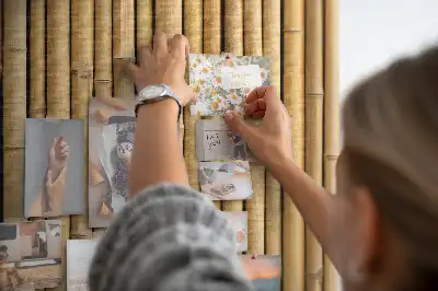 Tablă de plută cu bețe de bambus