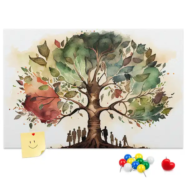 Tablă de plută pentru arborele genealogic