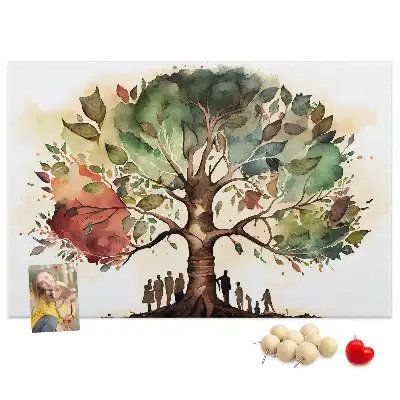 Tablă de plută pentru arborele genealogic