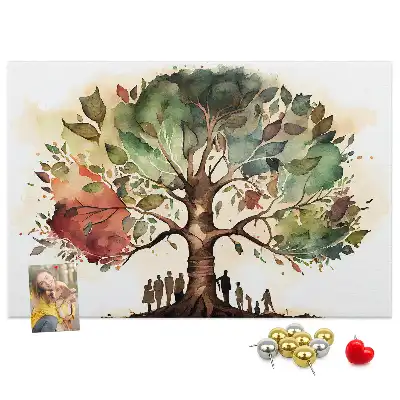Tablă de plută pentru arborele genealogic