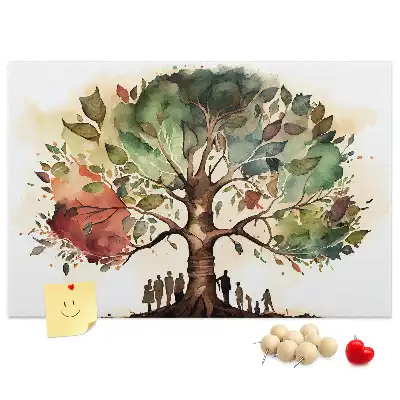 Tablă de plută pentru arborele genealogic