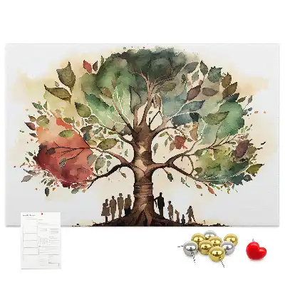 Tablă de plută pentru arborele genealogic
