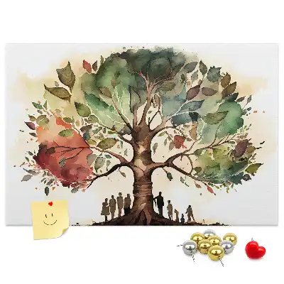 Tablă de plută pentru arborele genealogic