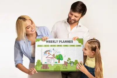Panou din plută pentru orar școlar