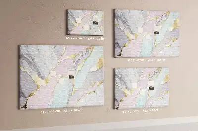 Tablă de plută cu design clasic din marmură