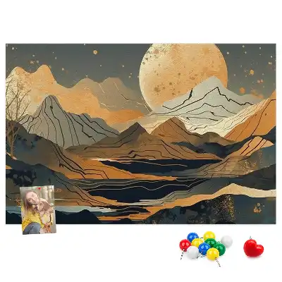 Tabla de pluta Peisaj artistic modern