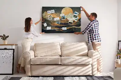 Tabla de pluta Peisaj artistic modern