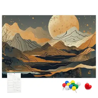 Tabla de pluta Peisaj artistic modern