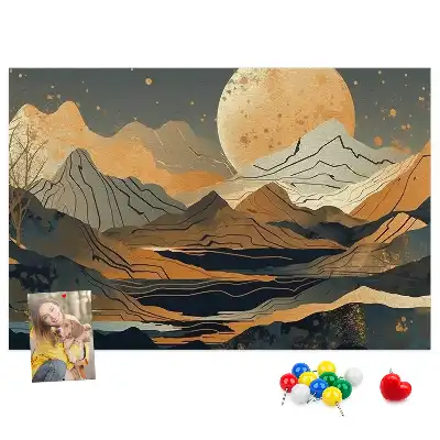 Tabla de pluta Peisaj artistic modern