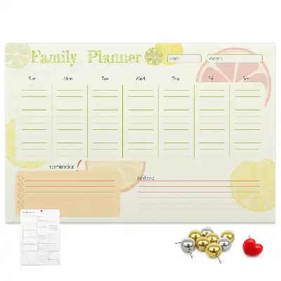 Panou de plută pentru planificator familial
