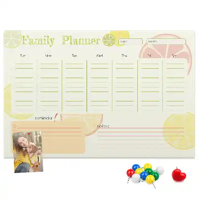 Panou de plută pentru planificator familial