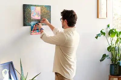 Panou din plută cu design copac mozaic