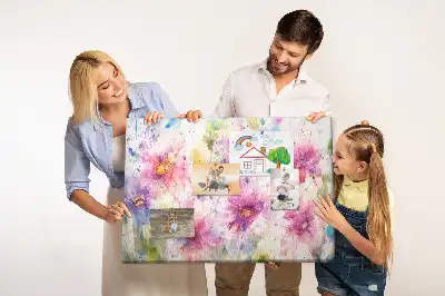 Panou din plută cu imprimeu floral