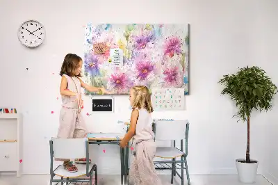 Panou din plută cu imprimeu floral