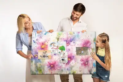Panou din plută cu imprimeu floral