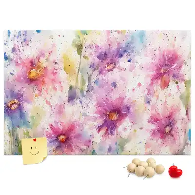 Panou din plută cu imprimeu floral