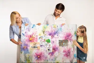 Panou din plută cu imprimeu floral