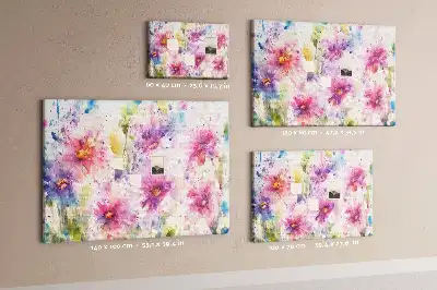 Panou din plută cu imprimeu floral