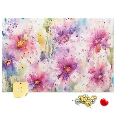 Panou din plută cu imprimeu floral