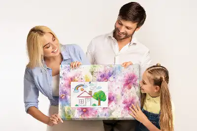 Panou din plută cu imprimeu floral