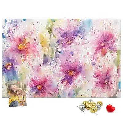 Panou din plută cu imprimeu floral