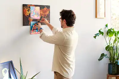 Hartă a lumii de perete din plută Atlas