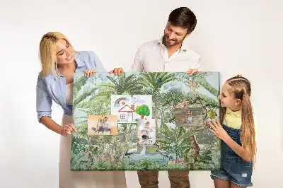 Panou din plută cu imprimeu natură junglă