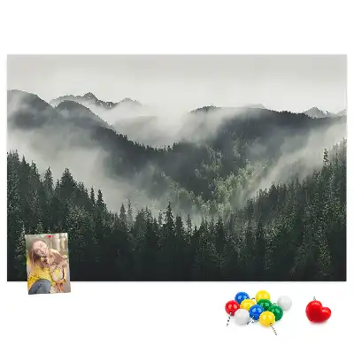 Panou plută Peisaj de pădure