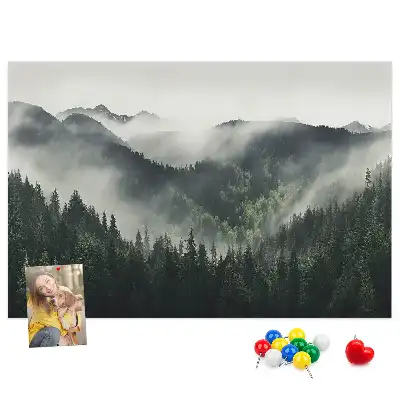 Panou plută Peisaj de pădure