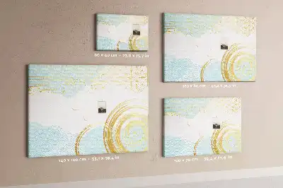 Tablă de plută cu motiv grafic decorativ