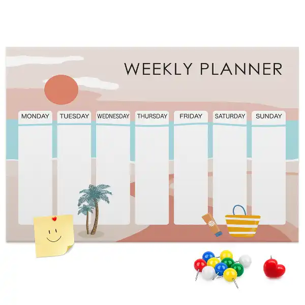 Panou din plută organizator pentru 7 zile