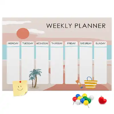 Panou din plută organizator pentru 7 zile