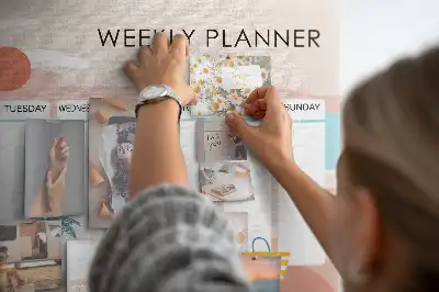 Panou din plută organizator pentru 7 zile