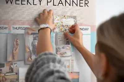 Panou din plută organizator pentru 7 zile