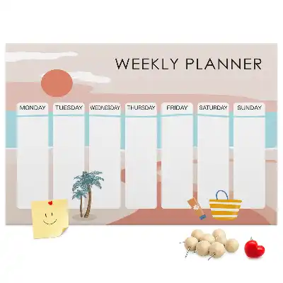 Panou din plută organizator pentru 7 zile
