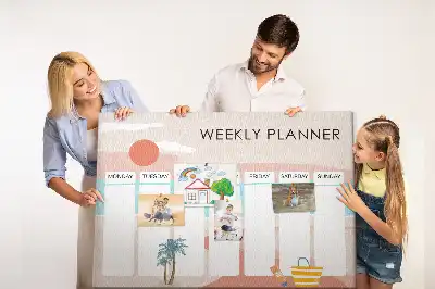 Panou din plută organizator pentru 7 zile