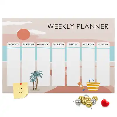 Panou din plută organizator pentru 7 zile
